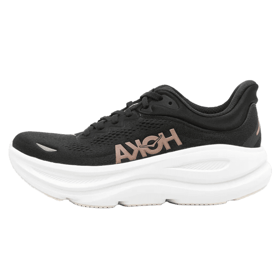 HOKA WOMENS BONDI 9 Womens "BLACK / ROSE GOLD" 1162012 BRGL 1162012 BRGL from Stadium Goods