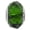 Green,Silver, variant on Queenberry Sterling Silver Green Crystal May Simulated Birthstone European Style Bead Charm