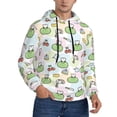thumbnail image 2 of Xecao Frog Wear Chef Hat Pattern Men's Adult Pullover Hoodie,Hooded Sweatshirt-X-Large, 2 of 7