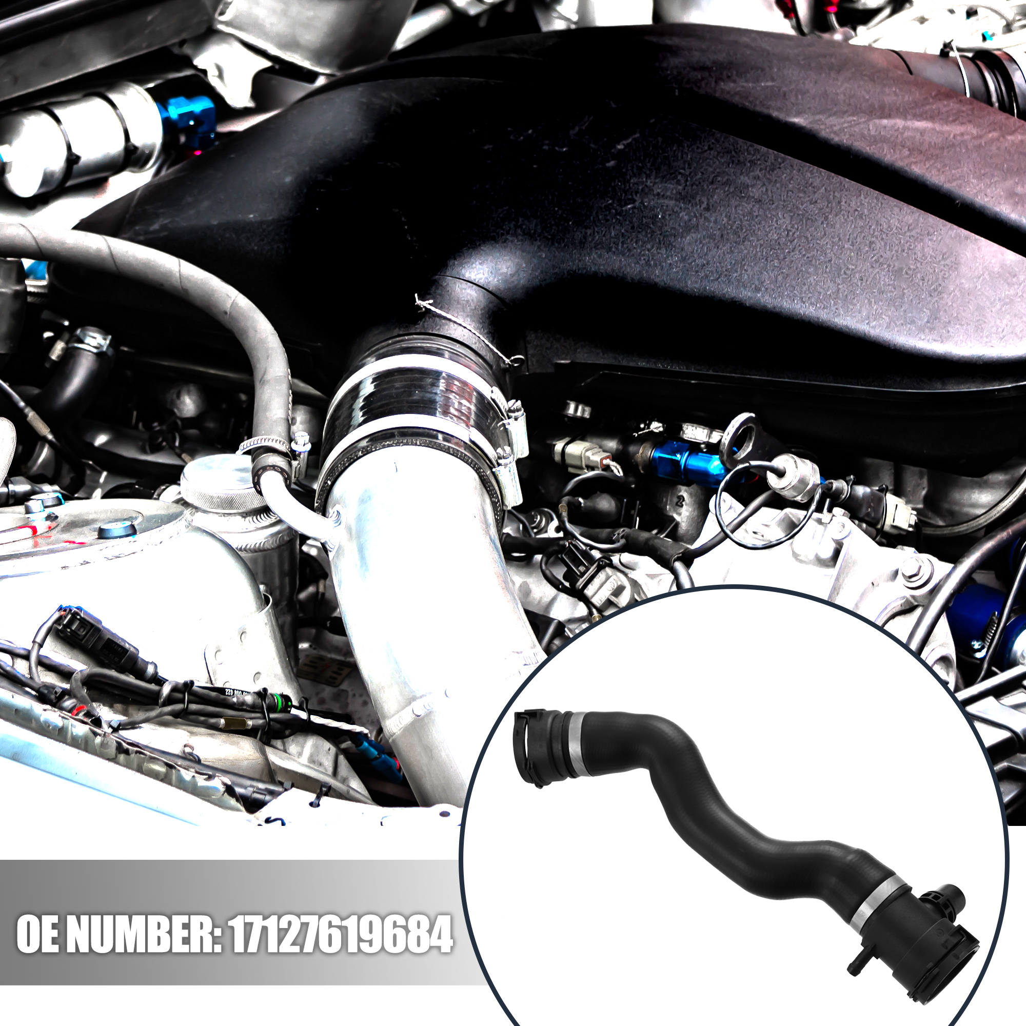 1pcs 17127619684 Crankcase Vent Hose Valve Cover for BMW 528i 2012  