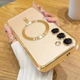thumbnail image 5 of Phone case: Soft Clear Case for Galaxy A56 A36 A26 A16 A15 A55 A35 A25 A54 A34 A14 5G / Lens Full Protection / Compatible with Magnetic Wireless Charging / Shockproof Electroplated TPU Phone Cover, 5 of 11