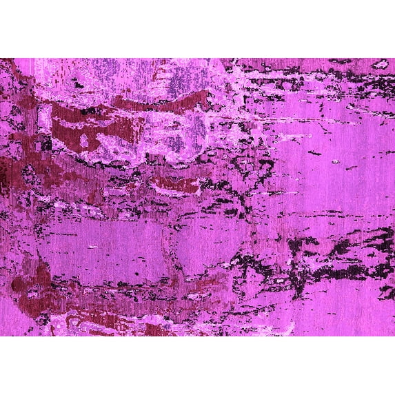 Ahgly Company Indoor Rectangle Oriental Pink Industrial Area Rugs, 8' x 12'