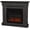 Gray, variant on Real Flame Crawford 48" Slim Electric Fireplace in White
