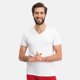 thumbnail image 4 of Bamboo basics Camiseta VELO, paquete de 4 - Camiseta interior, cuello en V, camiseta simple Blanco/negro S (Small), 4 of 5