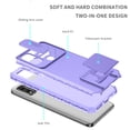 thumbnail image 3 of Tarise for Motorola Moto G Stylus 5G 2021 Phone Case with Slide Camera Cover, Kickstand Rugged Shockproof TPU Rubber Silicone Anti-Scratch Hard PC Back Case Cover for Moto G Stylus 5G 6.8", Purple, 3 of 8