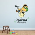 thumbnail image 1 of Behavior Bird Music Life Quote Cartoon Quotes Decors Wall Sticker Art Design Decal for Girls Boys Kids Room Bedroom Nursery Kindergarten Home Decor Stickers Wall Art Vinyl Decoration (30x27 inch), 1 of 2