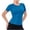 #149-Light Blue, variant on Roncen Women Workout Shirts Athletic Compression Tee Dry Fit Yoga Gym Basic Tops