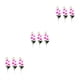 thumbnail image 3 of Flores artificiales Bearachild 3 uds orquídeas plástico multicolor, 3 of 6