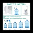 thumbnail image 3 of Dispensador de Agua Dispensador de Agua Inteligente de 6 Niveles para Botella de 5 Galones y Universales Bomba de Agua de Escritorio PortáTil-A, 3 of 5