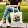 thumbnail image 3 of Purrfect President Rhodesian Ridgeback Raise Fist Fight Survived Election 2024 Canvas Tote Bag Ridgebacks Dog Lover Gifts Reusable Shopping Grocery Bag - 00013, 3 of 5