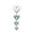C, variant on BOBOMOTI Heart Ornaments Valentine's Day Romantic Heart Shape Ornament Decorations Xmas Valentines Day Wedding Anniversary Party Home Decor