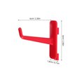 thumbnail image 2 of Raindrops 3 Pcs Organisateur d'Outils Mural Rouge Crochets de Garage Support Mural Panneau Perforé Robuste Rangement d'Outils, 2 of 8