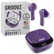 thumbnail image 1 of Audífonos inalámbricos Bluetooth Groovz Purple Python IPx4, 1 of 9