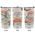 thumbnail image 3 of Happy Mother's Day 20oz Insulated Tumbler Stainless Steel Coffee Cups W/Lid & Straw Double Wall Insulated Tumbler Mugs with Lid And Straw, 3 of 7