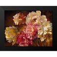 thumbnail image 2 of Styles, Emma 24x19 Black Modern Framed Museum Art Print Titled - Peonies in Pastel, 2 of 5