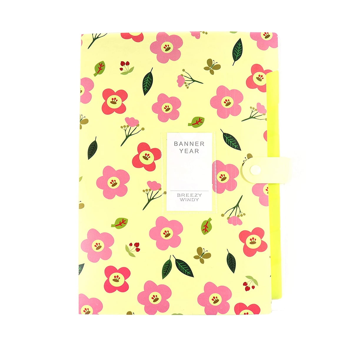 Expanding File Folders 8 Pockets, Floral According Document Folder