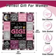 thumbnail image 5 of Gigi Gifts for Mothers Day, Gigi GiftsThrow Blanket 80" x 60", Birthday Gifts for Gigi from Grandkids, Gigi Gifts for Grandma, Present for Gigi from Grandchildren, Gigi Mothers Day Blanket Gifts, 5 of 6