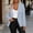 c01Light Blue, variant on JGGSPWM Womens Double Breasted Blazer Lapel Collar, Slim Fit Business Casual Suit Jackets, Wedding Party Work Clothes Pink XXXL