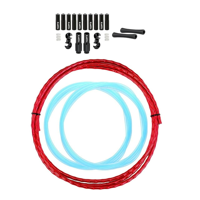 Kit de , carcasa de de de aleación de aluminio rojo shamjiam Carcasa de cable de bicicleta