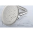 thumbnail image 2 of Kingston Brass P10SN Victorian 4-3/4-Inch Round Raindrop Brass Shower Head in Brushed Nickel, 2 of 7