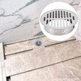 thumbnail image 3 of ABCISI Stainless Steel Flat Drain Cover, Large Displacement Grate Cover for Outdoor Yard Drain Pipe Roof Balcony, 150 Flat Mouth, Stainless Steel, High-Efficiency Filter, for Balconies Roofs Garages, 3 of 9