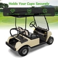 thumbnail image 4 of 10L0L Golf Cart Dual Cup Holder Drink Holder for Club Car DS 1993-up, 1016811 101708301 (2 Pack), Black Golf Cart Accessories, 4 of 8