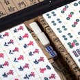 thumbnail image 4 of TFixol Mini Mahjong Set con estuche de almacenamiento de madera Mah Jong portátil, 4 of 8