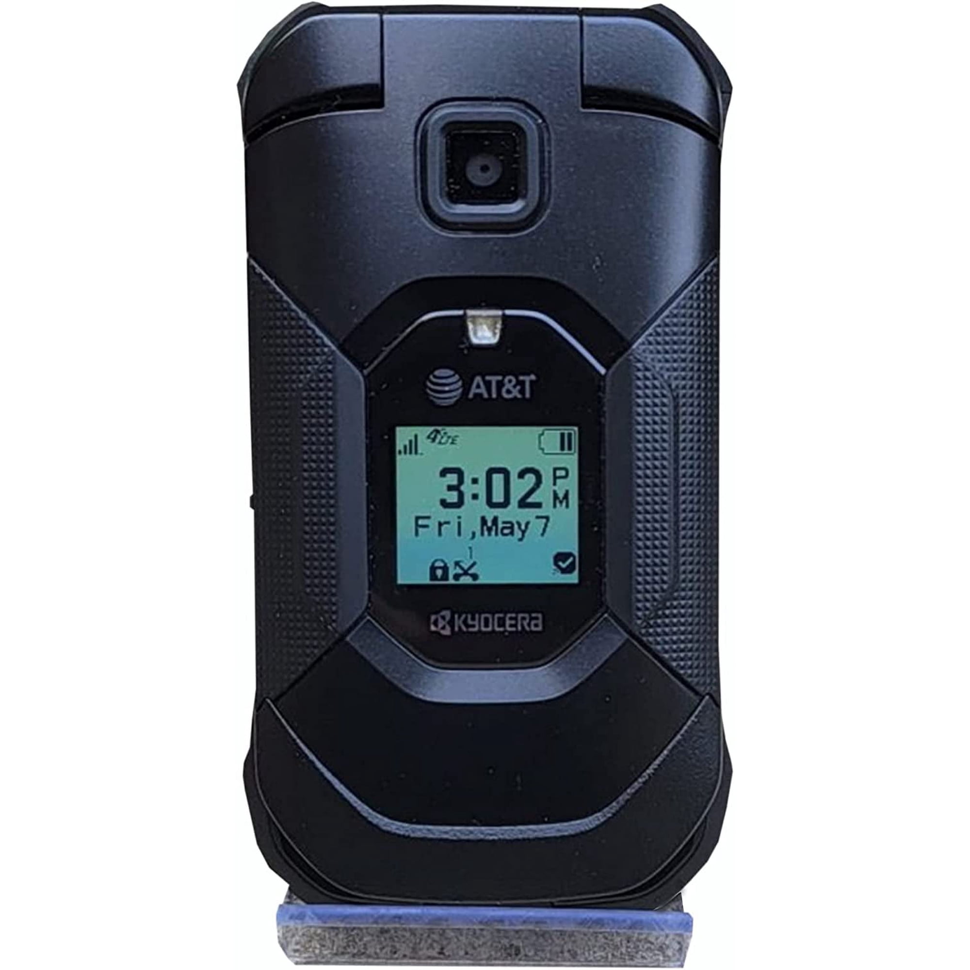 Kyocera Duraxe E4830 Epic AT&T Flip Smart Phone 16GB Rugged PTT Wi-Fi LTE Black (New)
