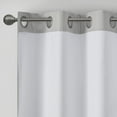 thumbnail image 6 of Madison Park Galen 2-PK 40x84" Basketweave Room Darkening Curtain Panel Pair in Grey, 6 of 8