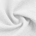 thumbnail image 5 of Plus Size Women's Knit High Waist Wide Leg Trousers, Front Button Zipper Pocket Commute Office Pants, Breathable Casual Bottoms for Daily Workplace | TruHer,White 2XL, 5 of 8