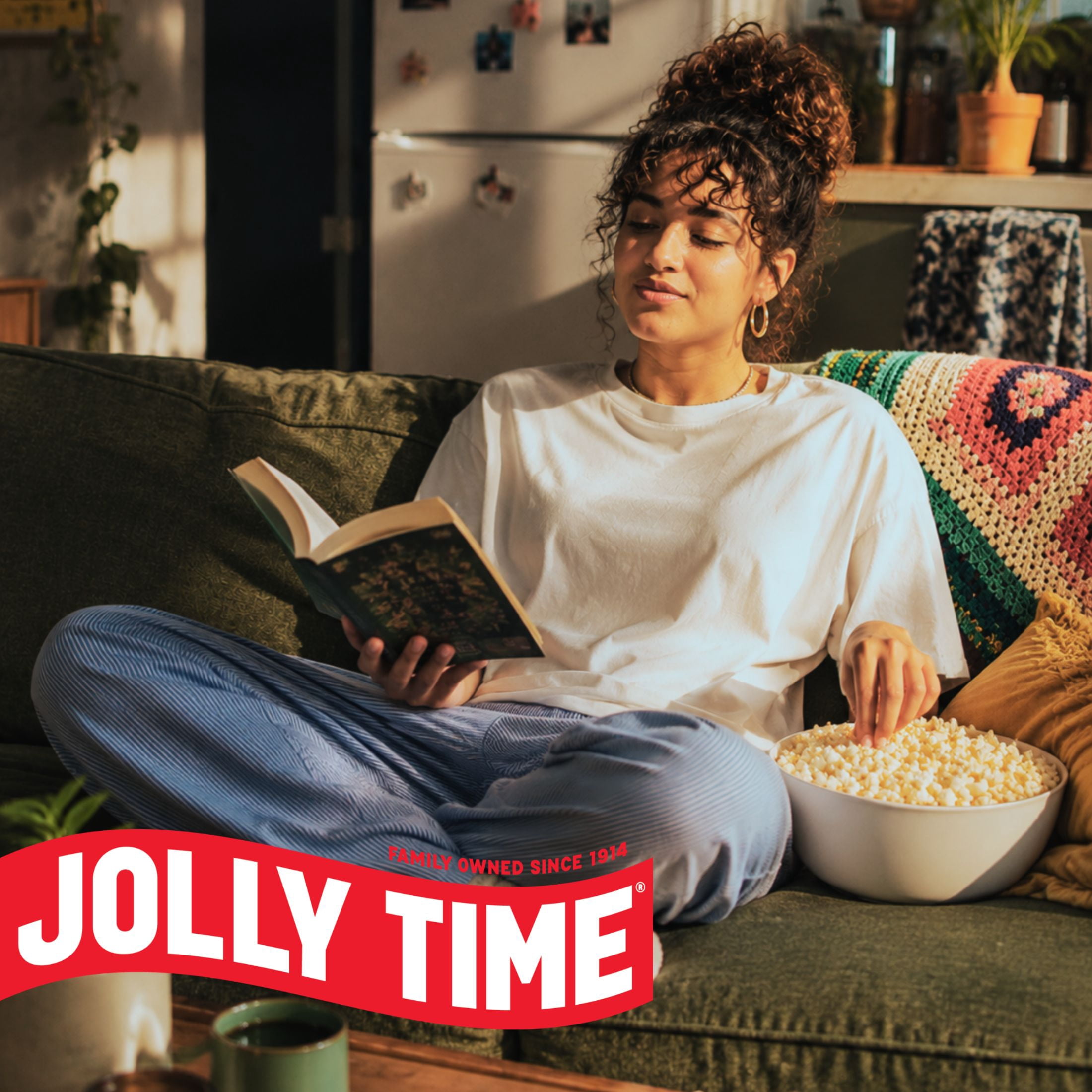 (3 pack) JOLLY TIME Kettle Corn Microwave Popcorn, Sweet and Salty, 3 oz Bags, 6 Count