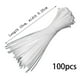 thumbnail image 3 of 100 bridas resistentes de plástico de 4 pulgadas con una resistencia a la tracción de 18 libras, 3 of 5
