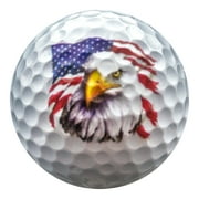 GBM Golf American Flag Golf Ball Assortment – 12 Designs – 12 Pack Patriotic Set