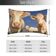 thumbnail image 2 of Balery Cows Cattles Funda de Cojín Estampada, Regalos para Mujeres, Regalos de Amor para Ella, Regalos para Novia o Esposa, Funda de Almohada-14"x20", 2 of 6