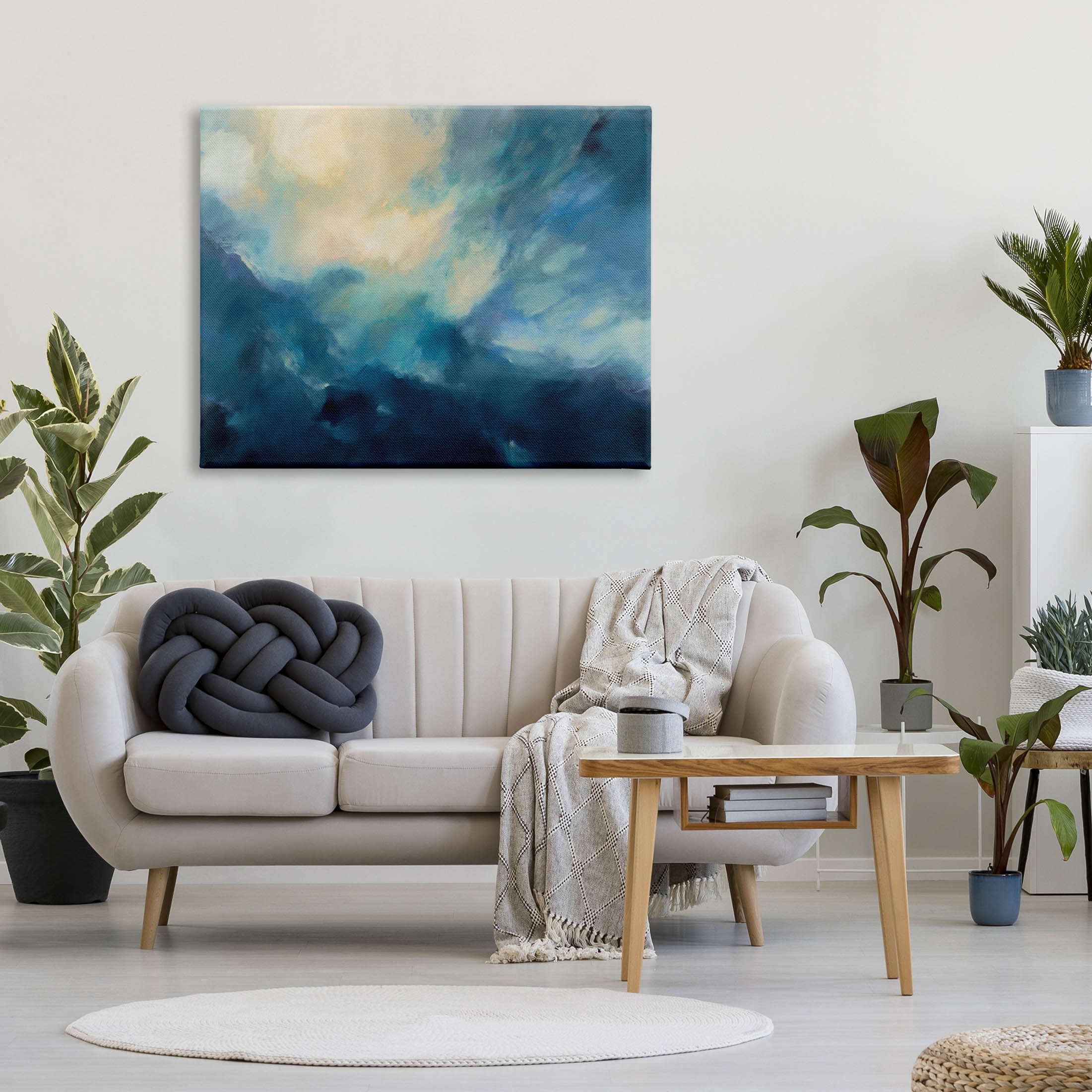 Stupell Industries Abstract Night Sky Scene Graphic Art Gallery Wrapped Canvas Print Wall Art, Design by Dina D'Argo