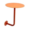 thumbnail image 4 of Luzkey 35cm Wall Mounted Table Sofa Side Table, Easy to Install with Screw Round Coffee Desk for Kitchen, Dining Balcony Small Space orange, 4 of 8