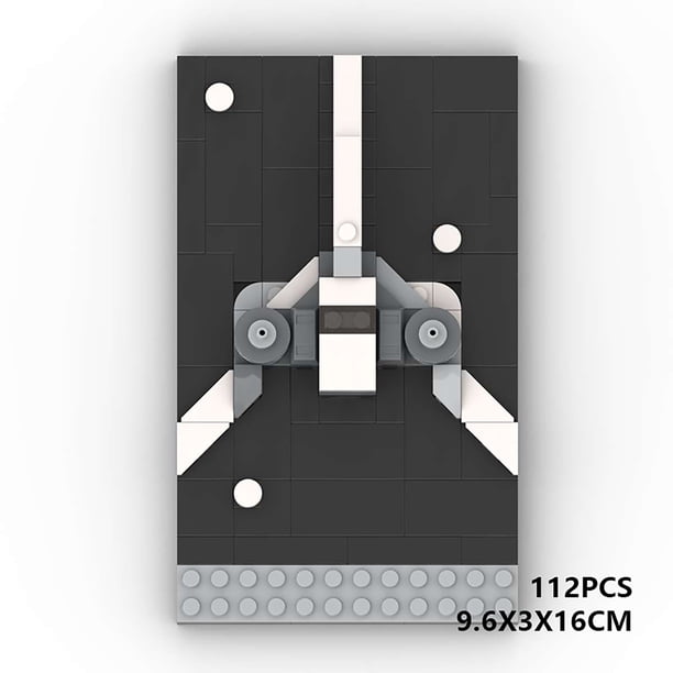 Small Scene MOC Building Blocks Planet Series Postcard Space War Trilogy Creative Model Ornaments, A Nostalgic Piece for Reminiscing