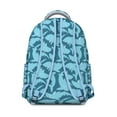 thumbnail image 4 of Vintage Retro Shark Student Backpack Durable Waterproof Composite Oxford Cloth with Nautical Sea Life Artwork, Breathable Padding, Adjustable Straps for School and Daily Use, 4 of 4