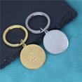 thumbnail image 3 of Mystical Symbols Men Charm Round Keychain Pendant Stainless Steel Key Chains Women's Keyring Jewelry Gifts Party Gifts, 3 of 4