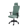 thumbnail image 1 of Fundas protectoras FORCHEER para silla de oficina ergonómica con reposacabezas, repelentes al agua, verde militar, 1 of 8
