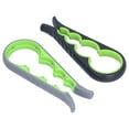 thumbnail image 1 of Abridor de tarros abridor de lata utensilio de cocina abridor de tarros de botellas 2 uds abridor de tarros de botellas multifuncional 4 en 1 abrelatas antideslizante ANGGREK  Otros, 1 of 8