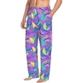 thumbnail image 2 of Balery Disco Roller Skates print Men's Pajama Pants,Ultra Lightweight Pjs,Lounge Pant-Medium, 2 of 9