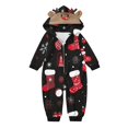 thumbnail image 2 of Zwiiyzr Family Christmas Pajamas Matching Sets for Baby Parent Child Christmas Set Printed Home Clothes Pajamas Long Sleeved Jumpsuit Baby 2025 Red, 2 of 5