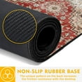 thumbnail image 5 of Desk Pad,Persian Style Textile Rug Texture Gaming Mouse Pad,31.5"X15.7" Extended Gaming Mouse Pad Mat with Stitched Edge Non-Slip Base Big Mouse Pad for Office Keyboard Laptop, 5 of 6