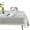 Gray, variant on Mareep Linen Look Grey Tablecloth with Tassels, 130x180cm Rectangle Farmhouse Table Cover for Dining Kitchen, Woven Fringe Edge