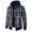 Blue, variant on Meichang Men's Fleece Jackets Plus Size Plaid Hoodies Streetwear Button Down Shirt Jacket Regular Fit Long Sleeve Lightweight Jacket