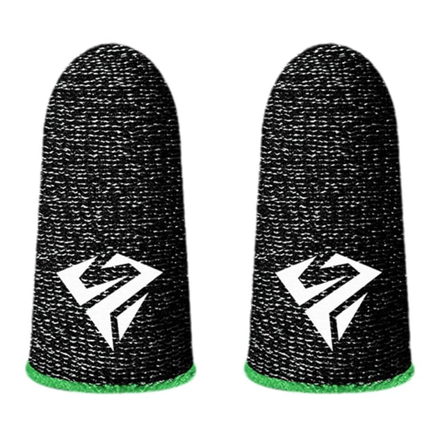 1 Pair For Gaming Finger Sleeve Breathable Fingertips Sweatproof Anti-slip Fingertip Cover
