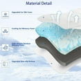 thumbnail image 7 of Extra Firm Mattress Topper Full, 3 Inch Memory Foam Mattress Topper Cooling Gel Bamboo Charcoal Bed Topper for Pain Relief, High Density Firm Mattress Pad with Removable Cover, 7 of 7