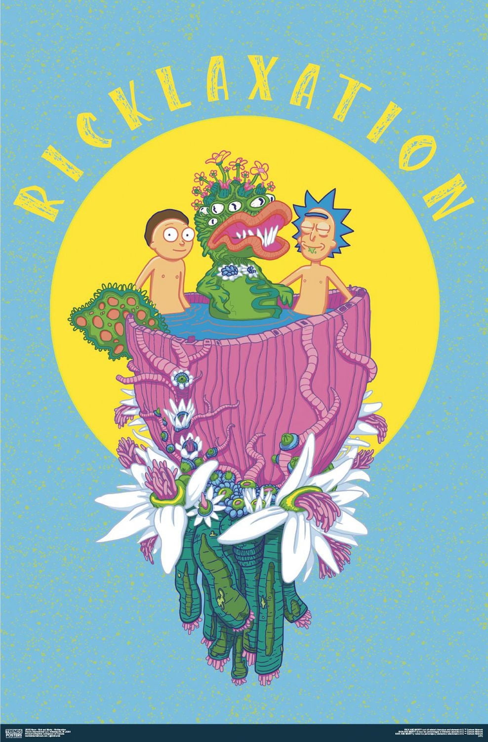 Neon - Rick and Morty - Ricklaxation Neon Wall Poster,