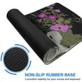 thumbnail image 2 of Elegant & Soft Garden Flowers Mouse Mat - Non-Slip Rubber Base, Easy Slide Surface, Splash Resistant, Unique Design, Portable, Great for All PCs, Personalized Style, 31.5x11.8 Inch, 2 of 7